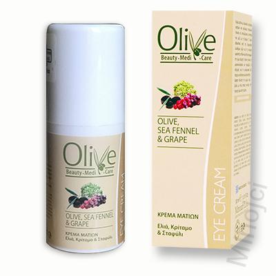 OLIVE Oční krém Motar přímorský a Hrozny 30 ml