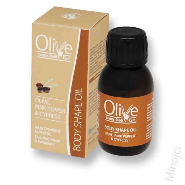 OLIVE Zpevňující tělový olej Růžový pepř a Cypřiš 90 ml