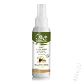 Tělové a vlasové sérum Olivový olej Kyselina Hyaluronová 100 ml